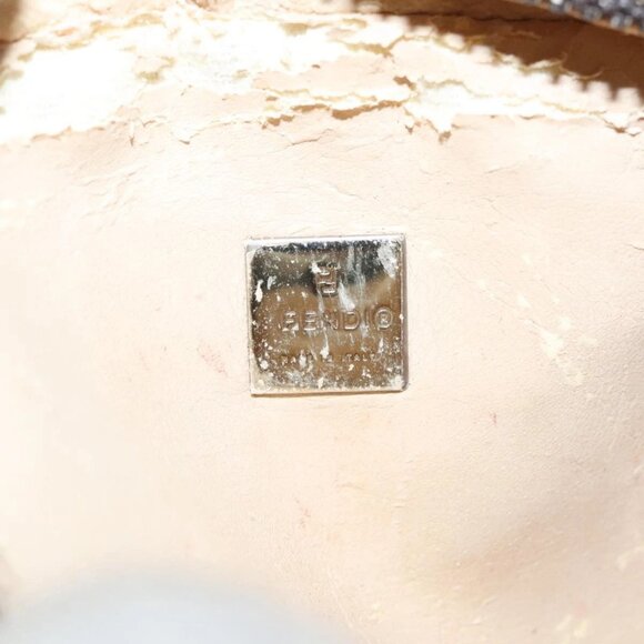 FENDI Zucca Canvas Pouch Brown Black Auth - Picture 8 of 16